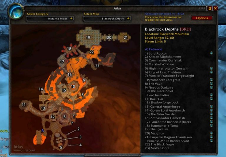 Map Minimap World Of Warcraft Addons DKPminus   Atlas Vanilla Wow Addon 1024x709 768x532 