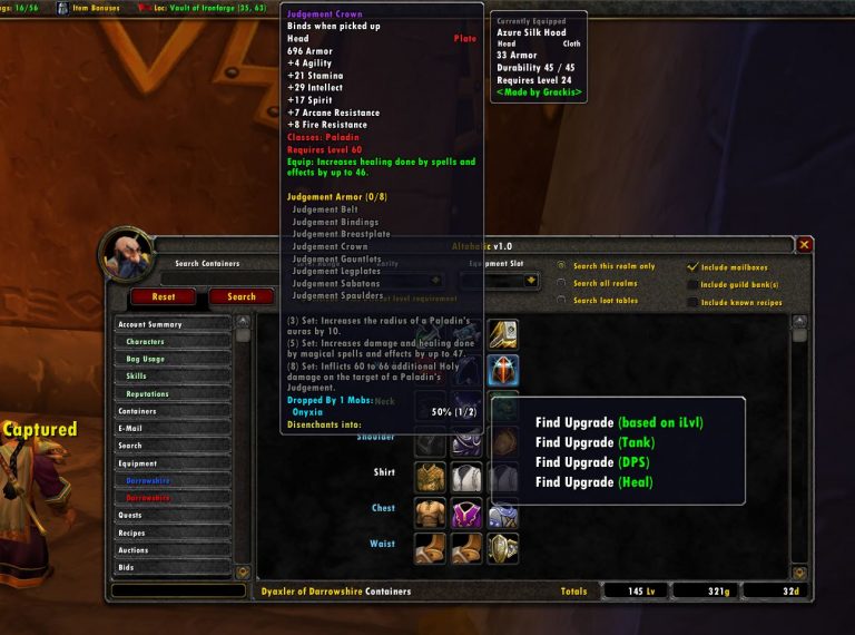 all the things wow addon professions
