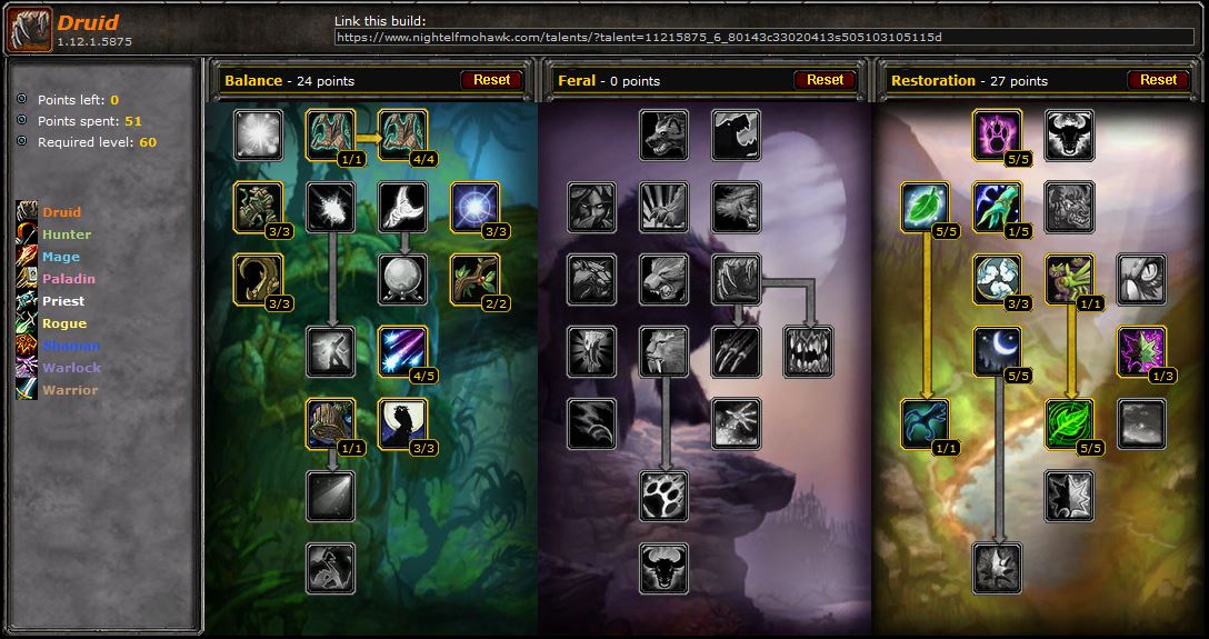 PvE Druid Restoration Guide For Vanilla WoW WoW Guides DKPminus